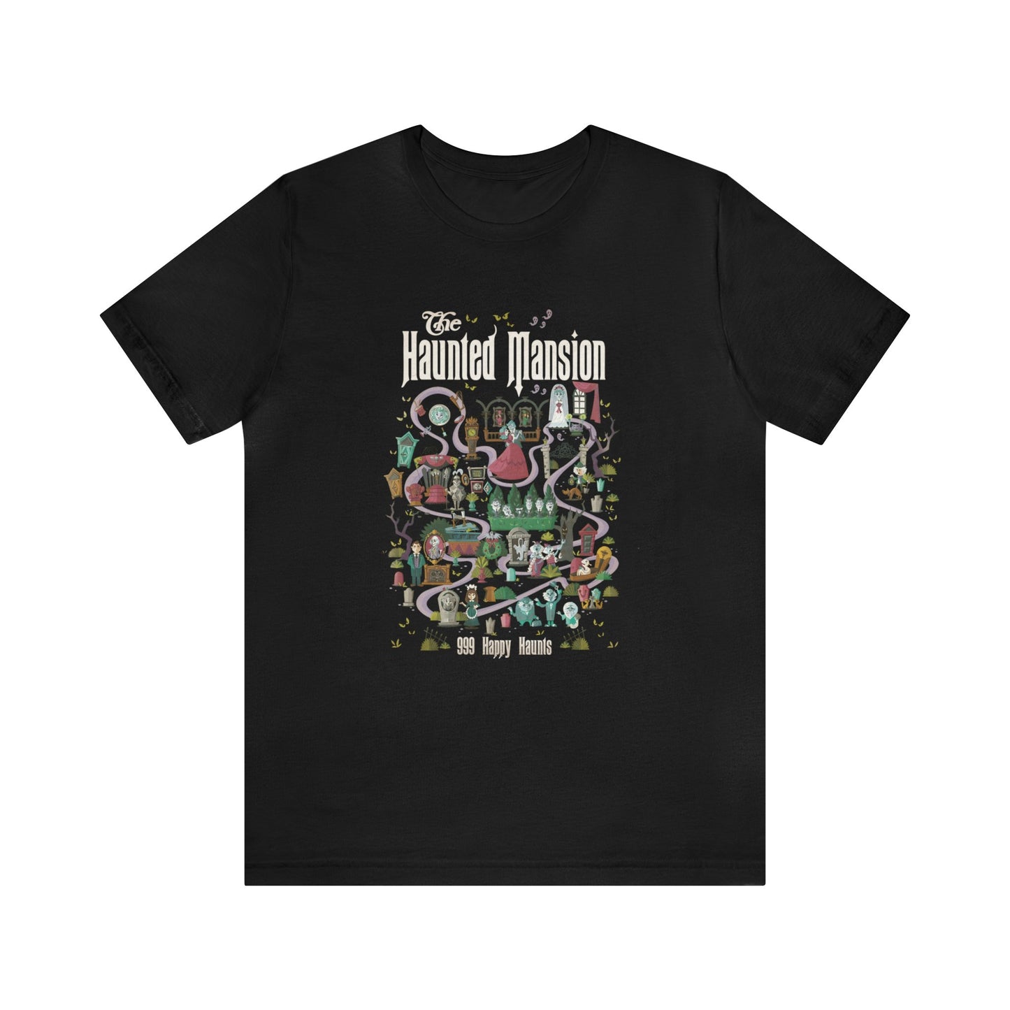 Haunted Mansion Unisex Graphic Tee - Multiple Colors