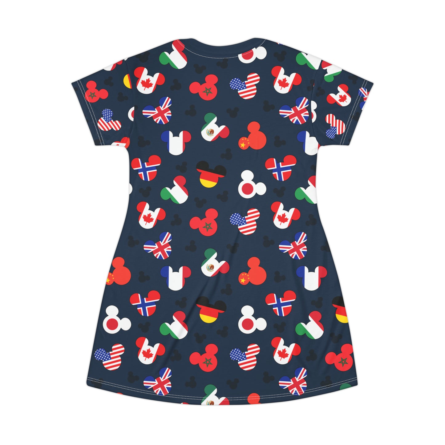 Disney World Epcot Around The World T-Shirt Dress