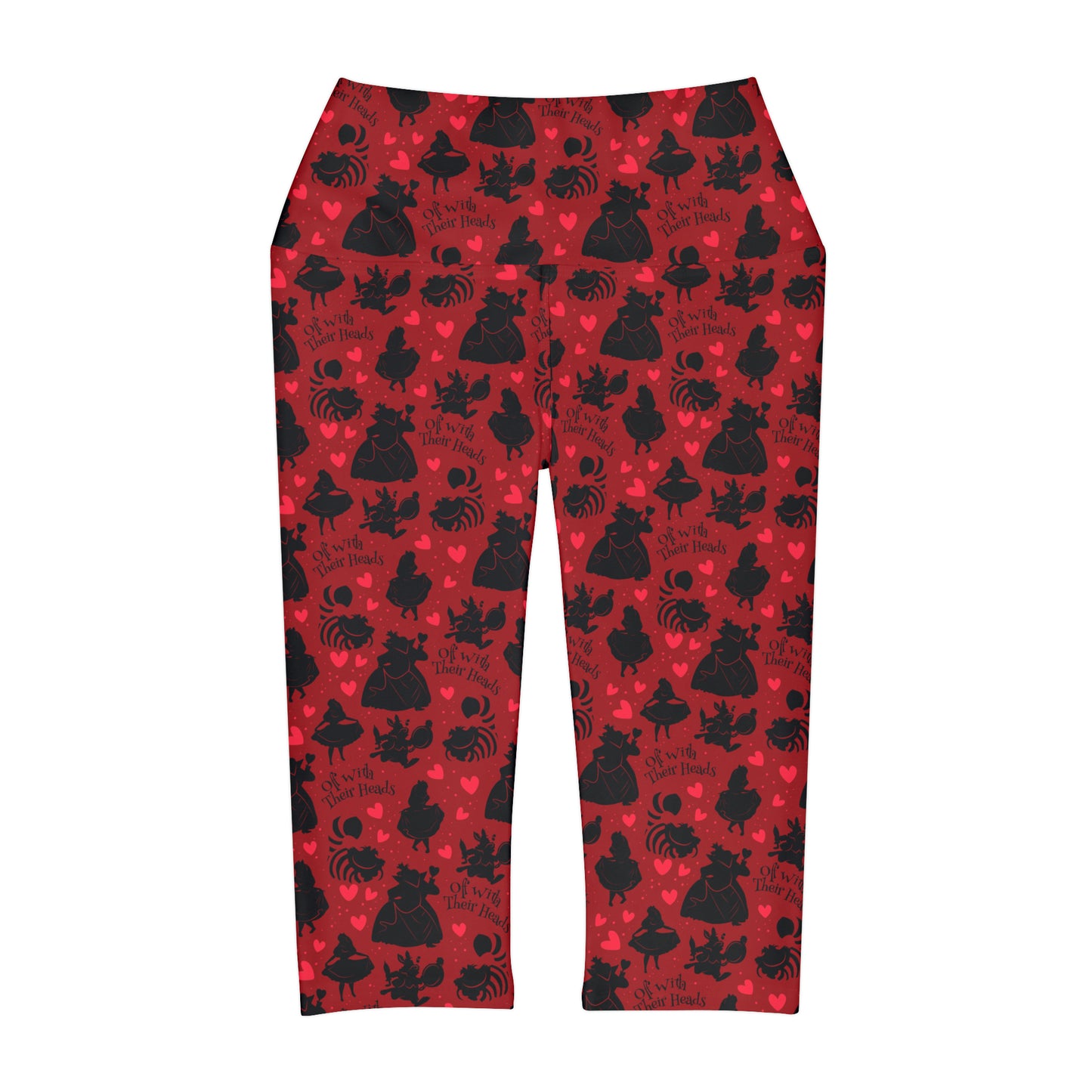 Off With Their Heads Athletic Capri Leggings