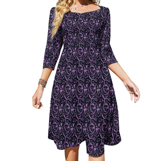 Ursula Tentacles Women's Sweetheart Dress Flare Dress