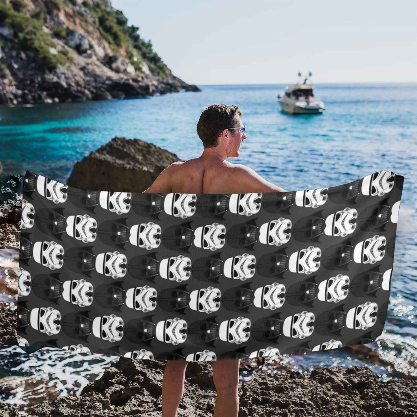 Dark Side Beach Towel