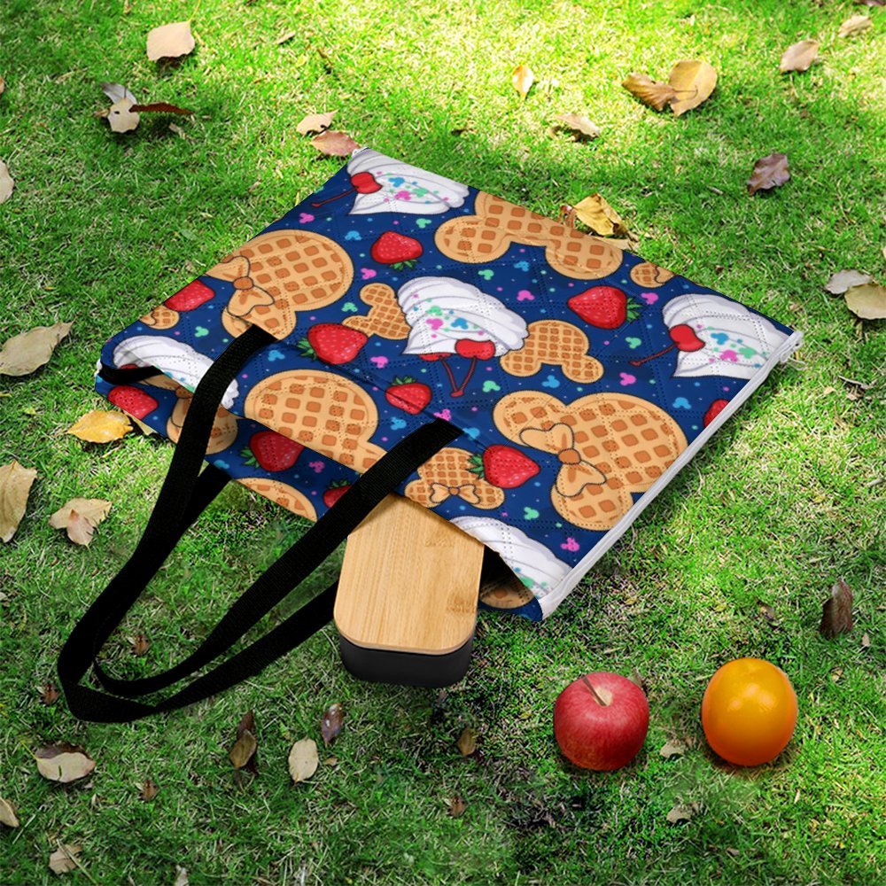 Waffles Zipper Picnic Mat