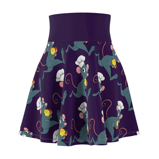 Ratatouille Wine And Dine Race Women's Skater Skirt