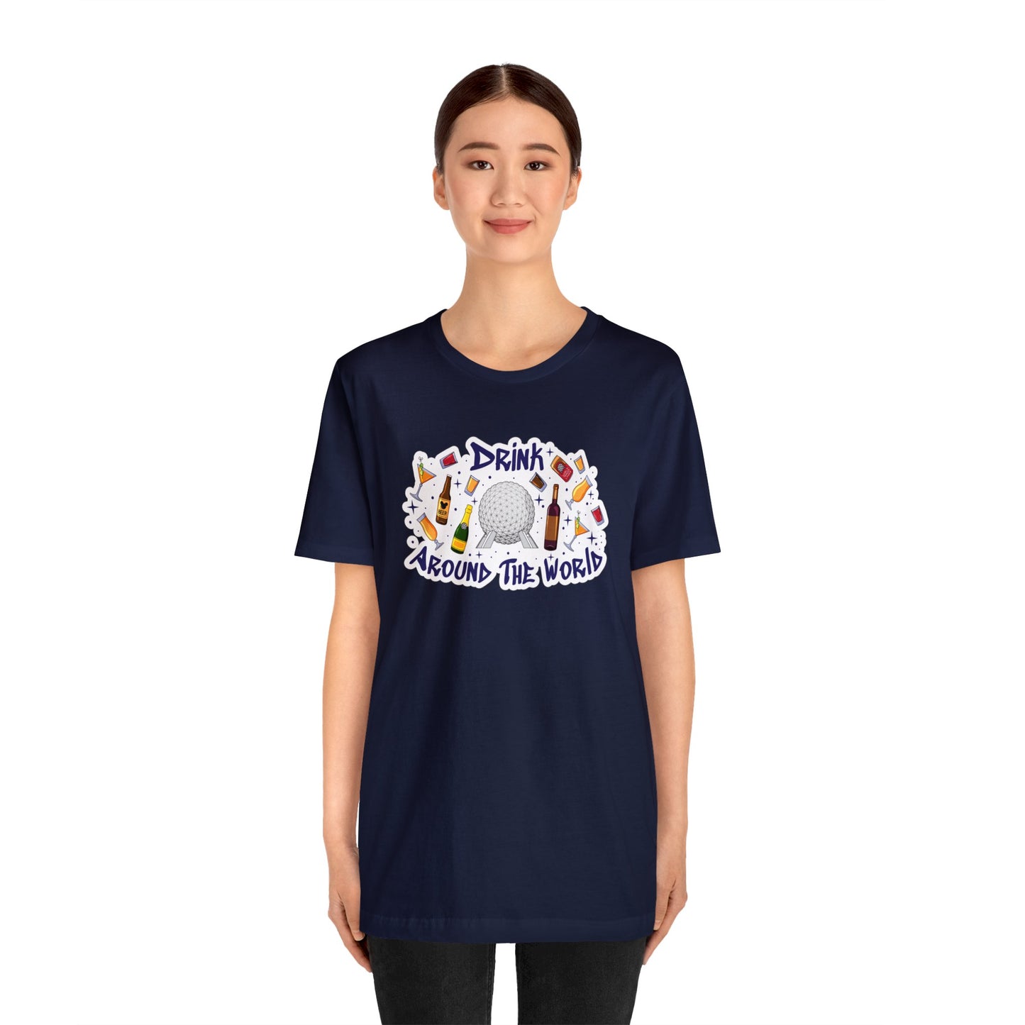 Drink Around The World Unisex Graphic Tee