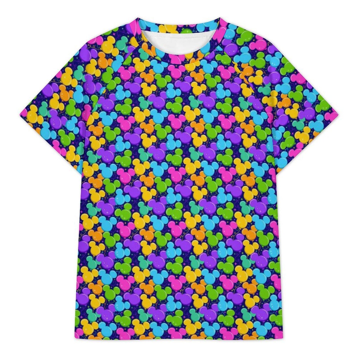 Women's All Over Print Raglan T-Shirt - Ambrie