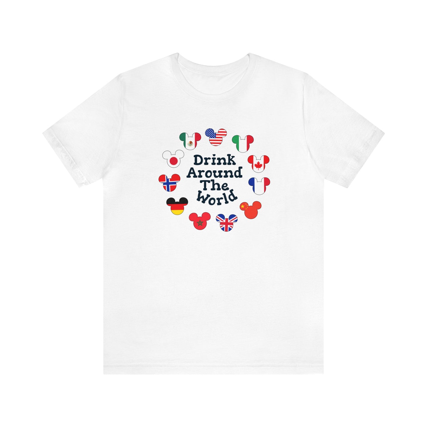 Drink Around The World Unisex Graphic Tee