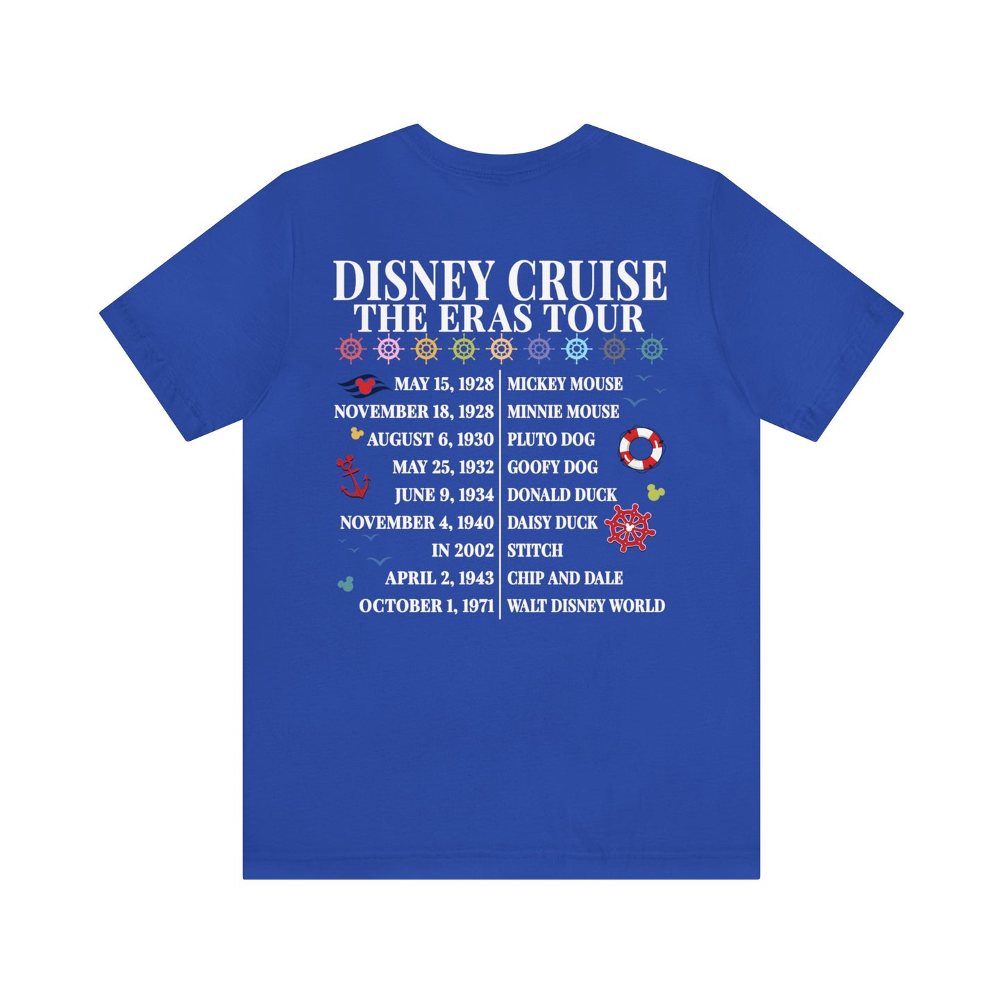 Disney Cruise The Eras Tour Unisex Graphic Tee - Multiple Colors