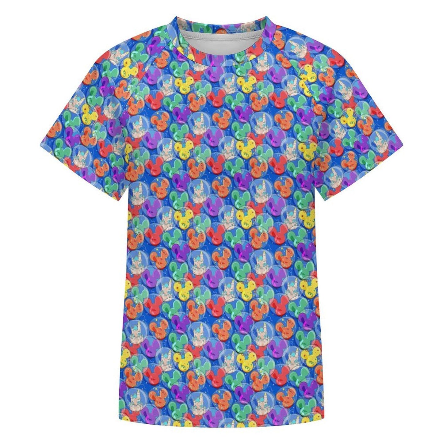 Women's All Over Print Raglan T-Shirt - Ambrie