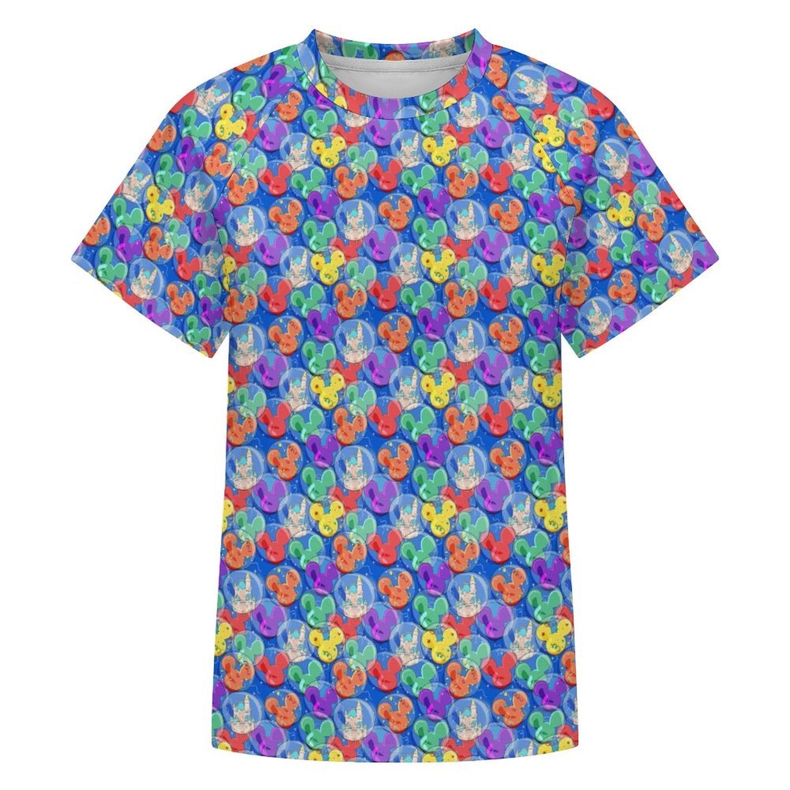 Women's All Over Print Raglan T-Shirt - Ambrie