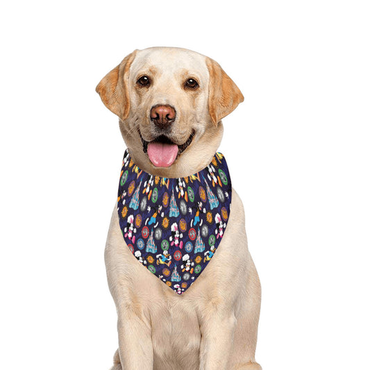 Mickey Wine And Dine Race Pet Dog Bandana