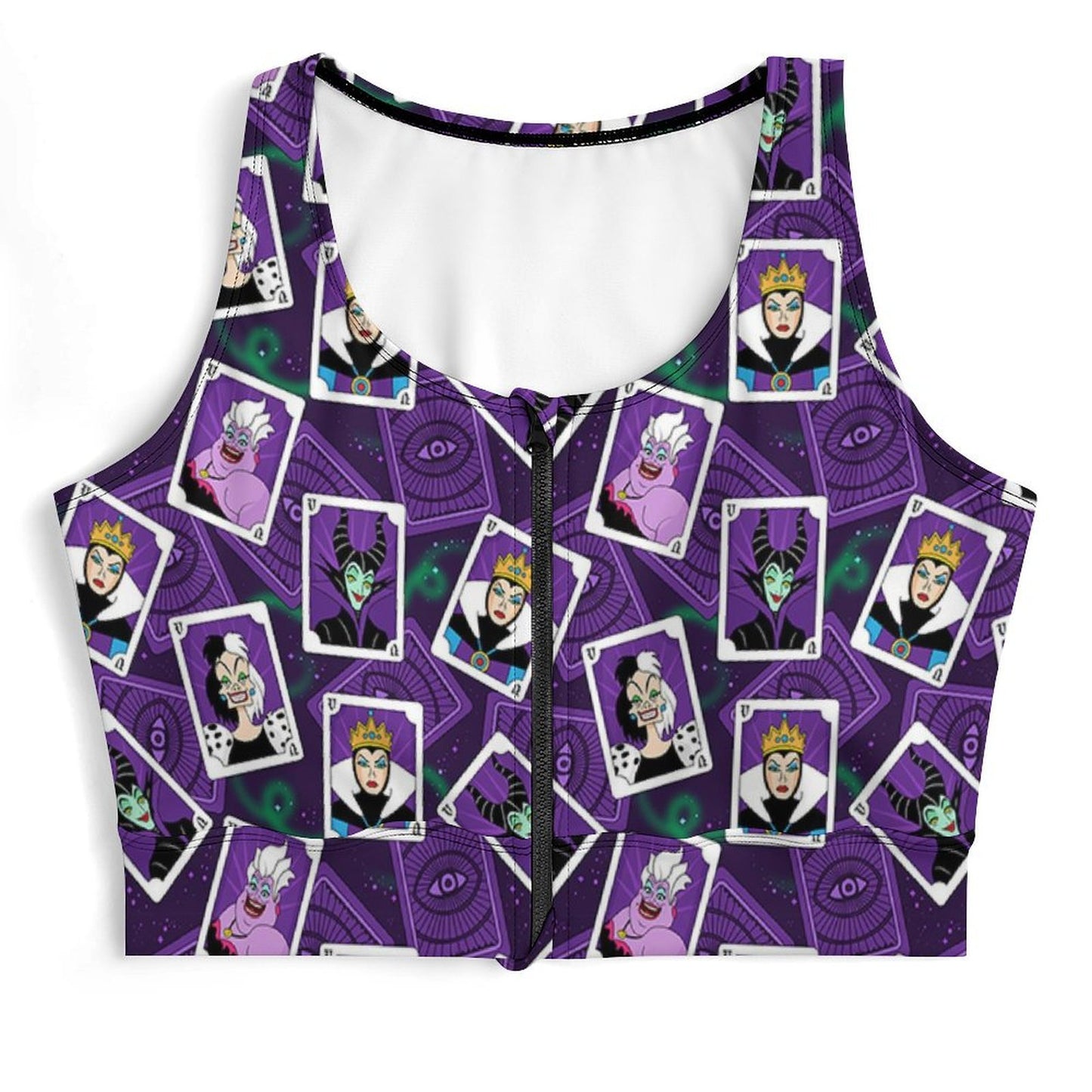 Villian Cards Women's Yoga Zipper Vest - Ambrie