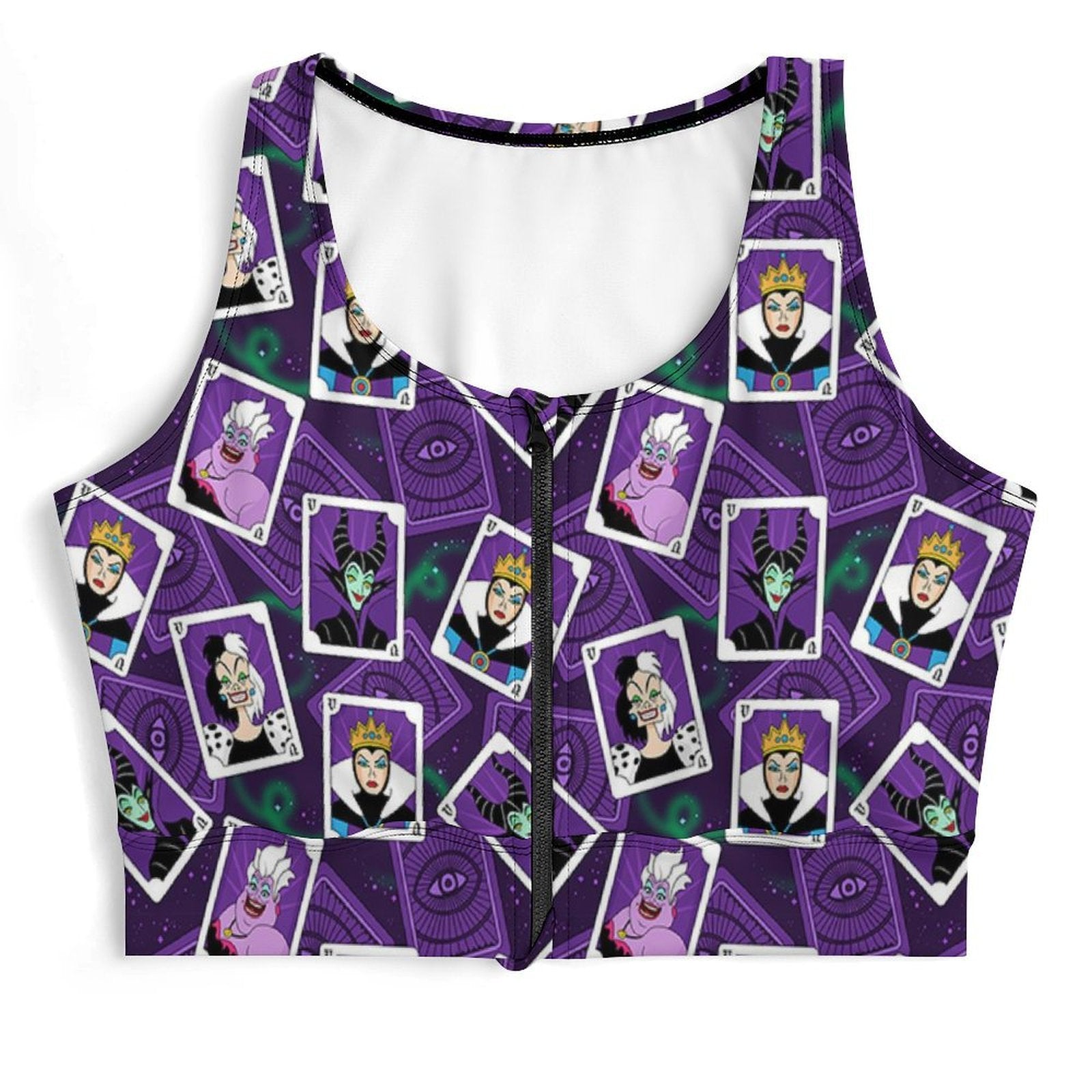 Villian Cards Women's Yoga Zipper Vest - Ambrie