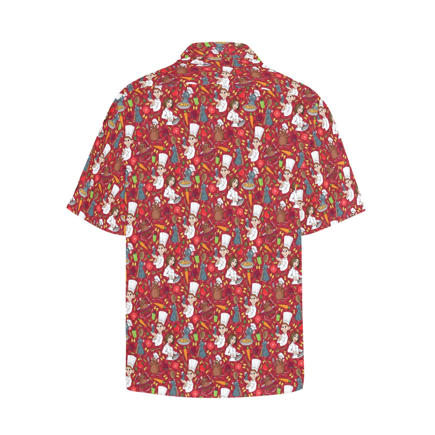 Ratatouille Hawaiian Shirt With Chest Pocket