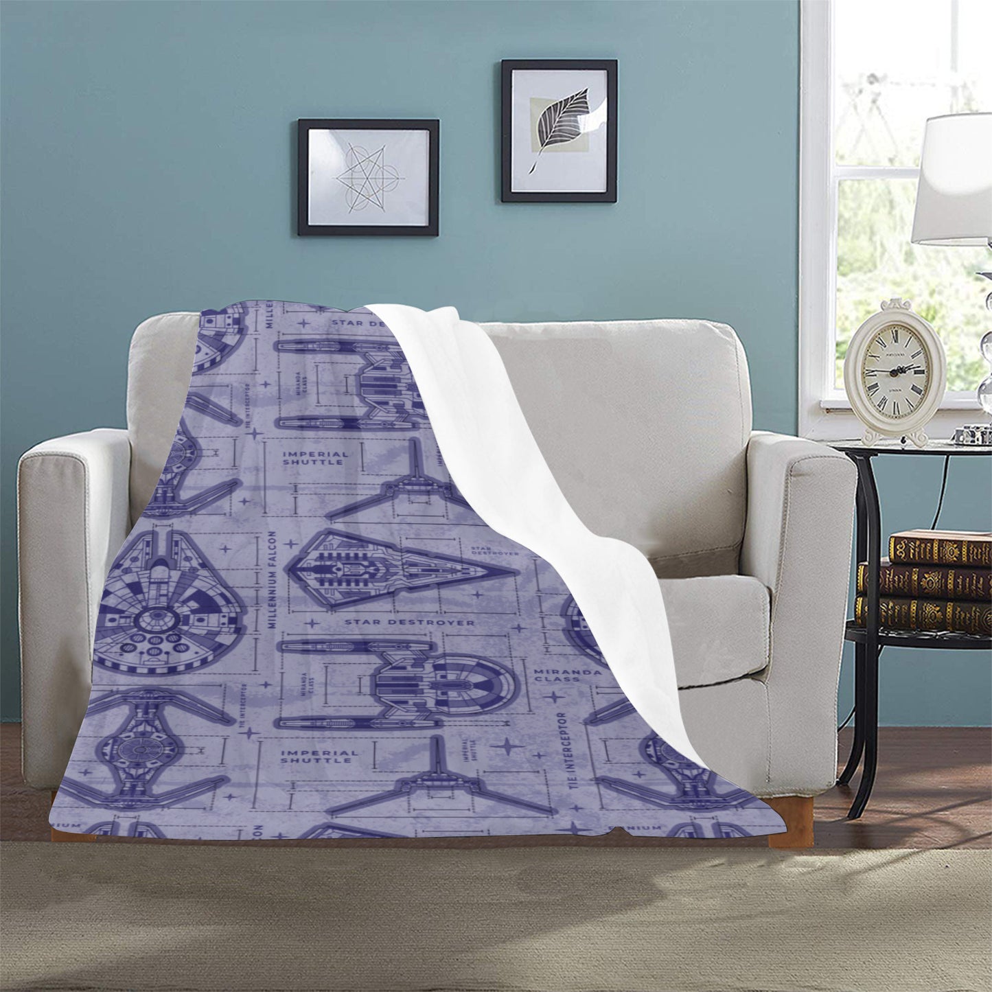 Star Wars Blue Prints Ultra-Soft Micro Fleece Blanket 32"x48"