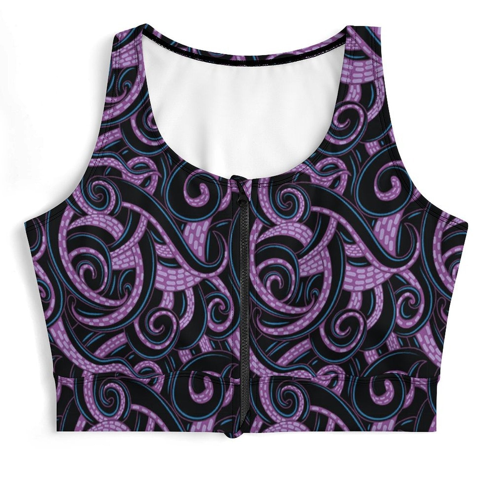 Ursula Tentacles Women's Yoga Zipper Vest - Ambrie