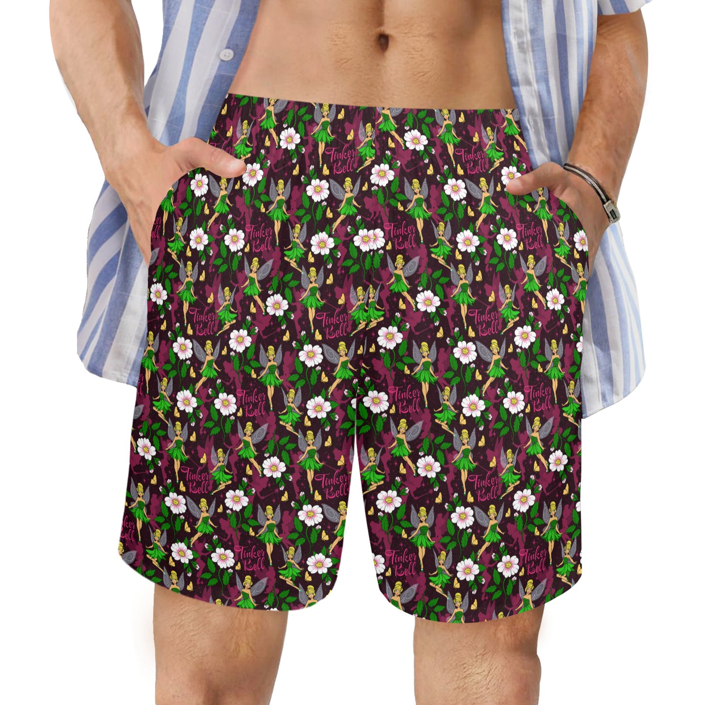 Tinker Bell Men's Swim Trunks Swimsuit