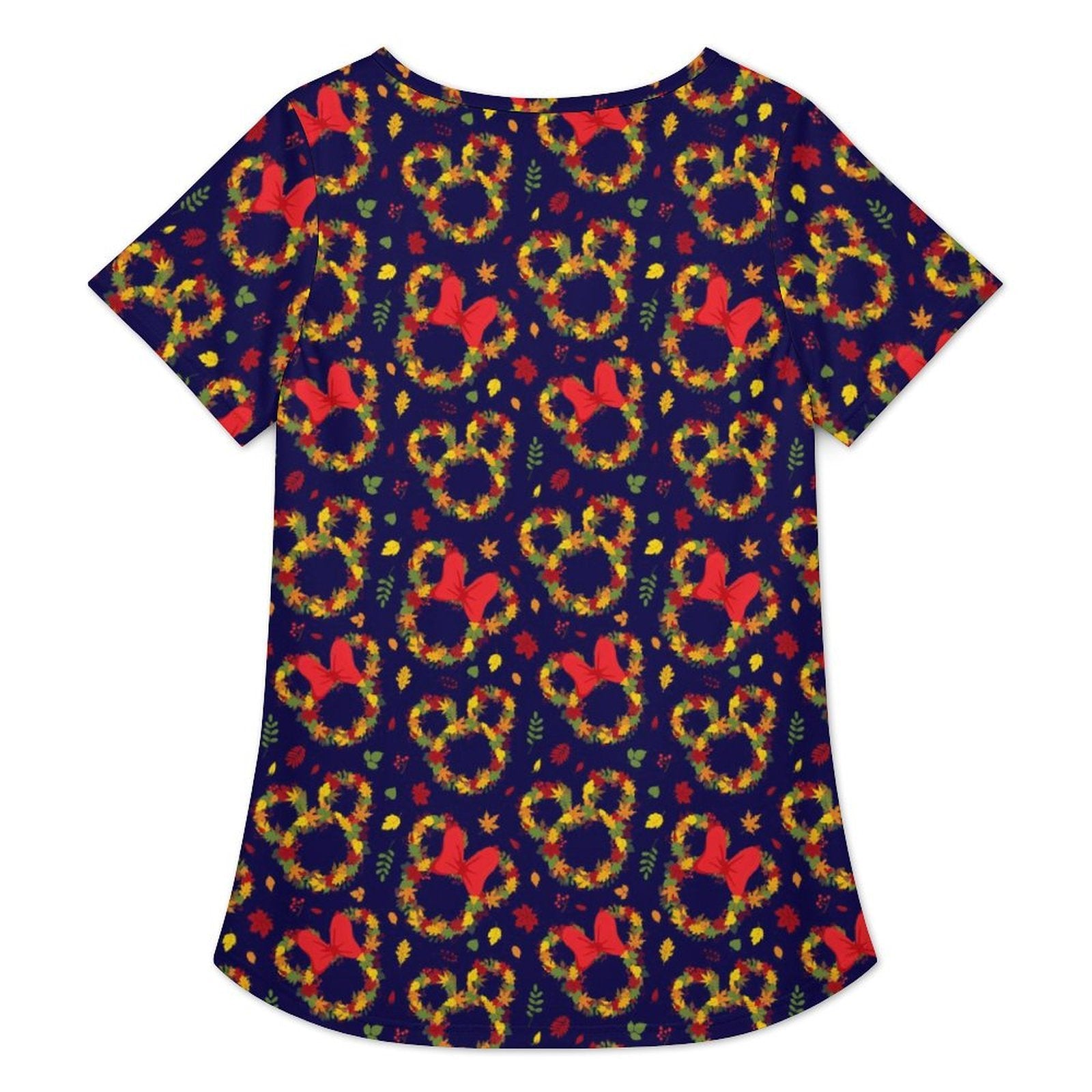 Fall Leaves Women's Crew Neck Tunic - Ambrie