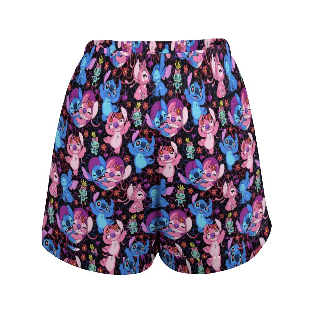 Besties Women's High-Waisted Loose Shorts With Pockets