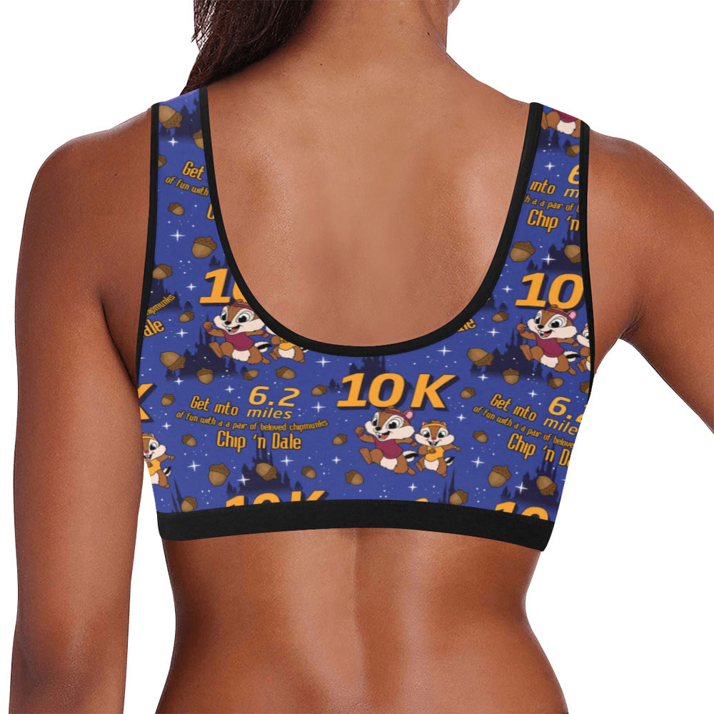 Chip And Dale 10K Women's Sports Bra