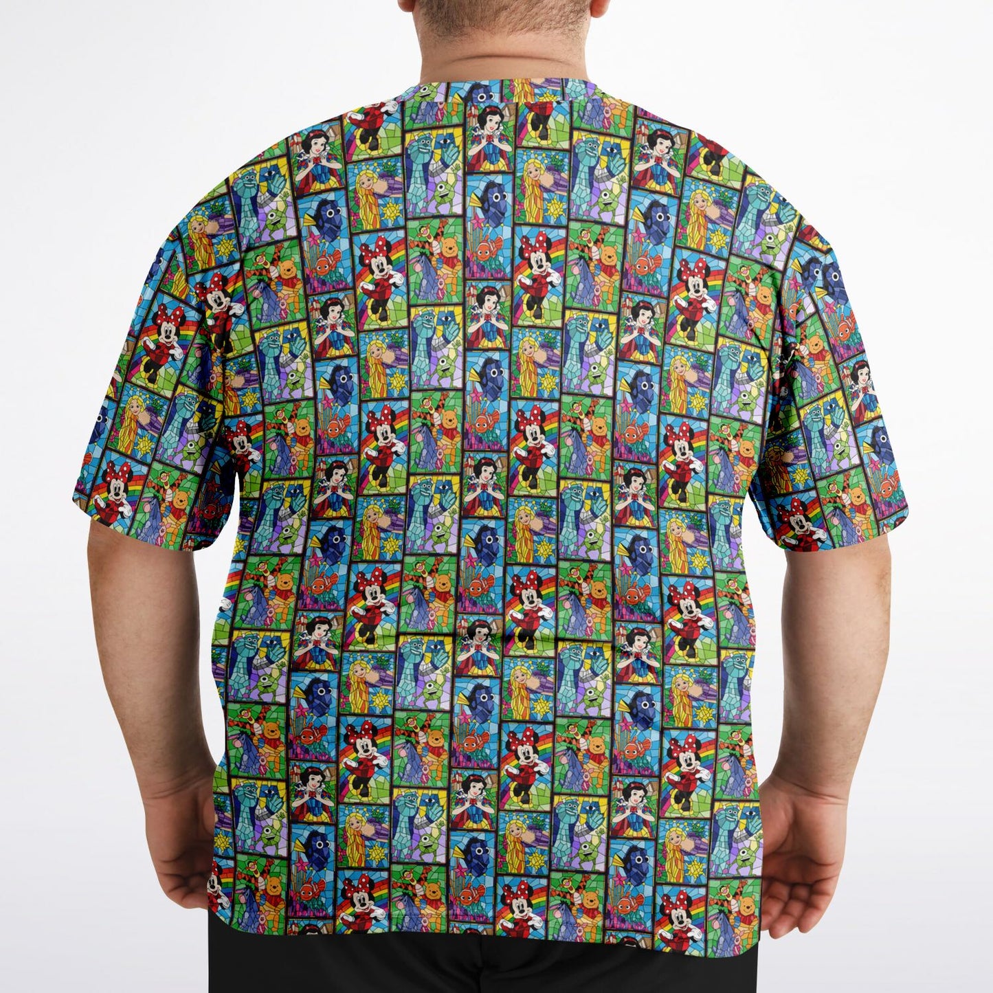 Stained Glass Characters Unisex Plus-size T-Shirt