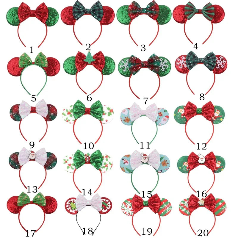 Christmas Collection Disney Mickey Ears For Adults Headband Hair Accessory