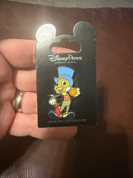Disney Pin Jiminy Cricket Disney Parks New