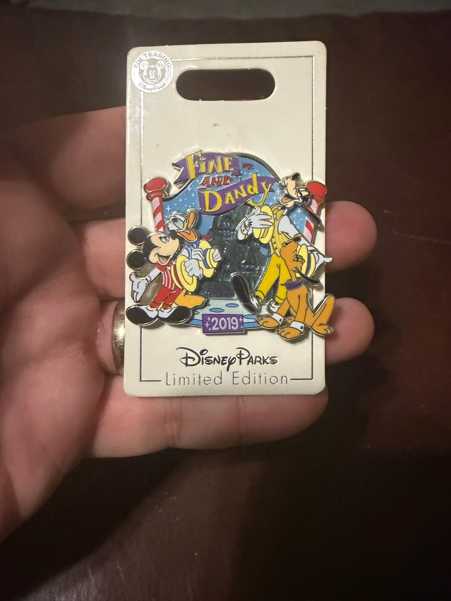 Disney Parks 2019 Fine And Dandy Trading Pin New Mickey And Friends New