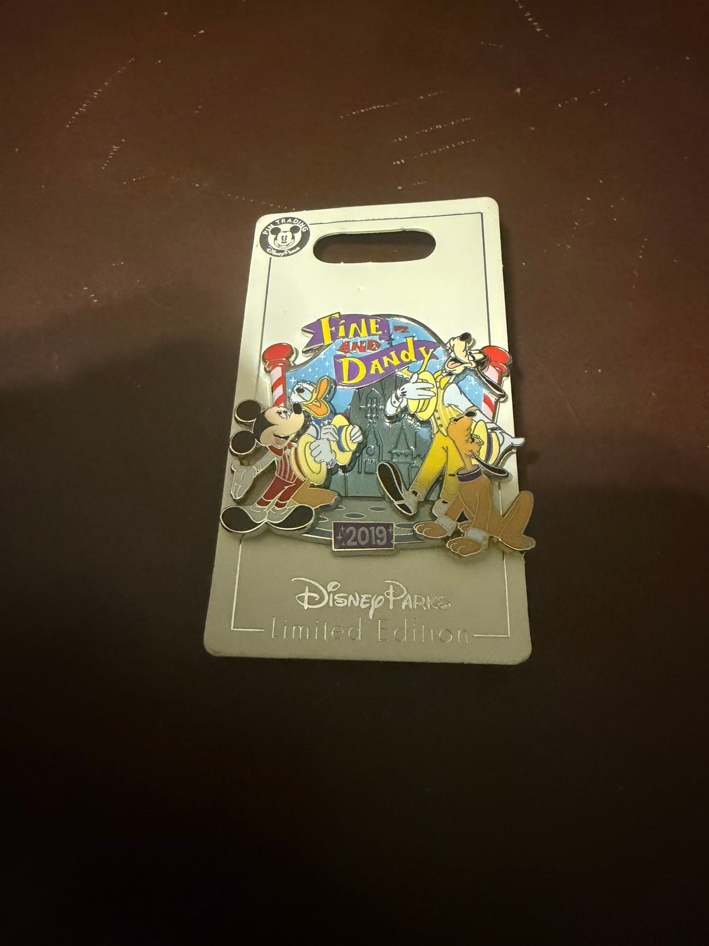 Disney Parks 2019 Fine And Dandy Trading Pin New Mickey And Friends New