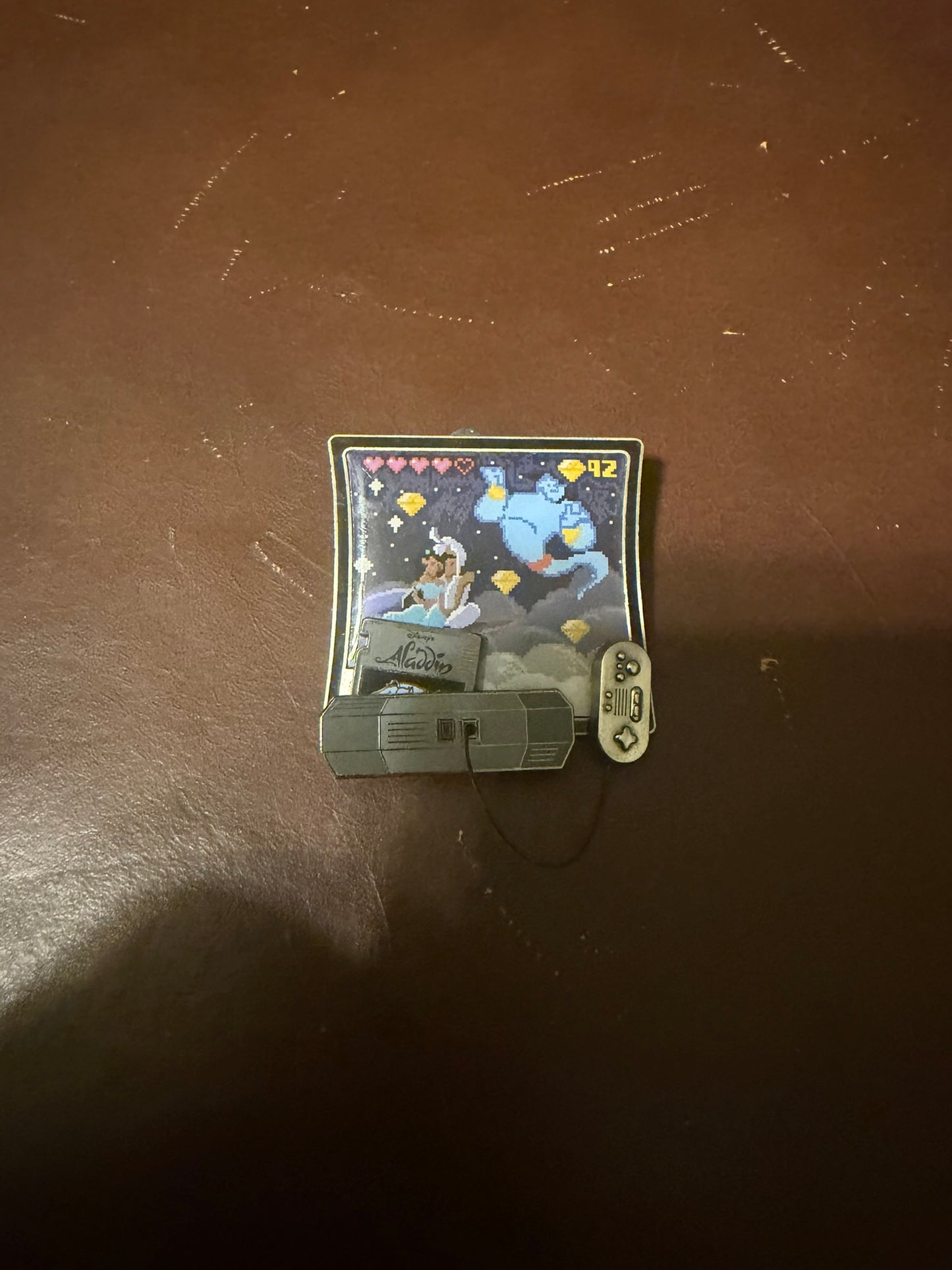 Disney Pin Aladdin Video Game Disney Parks Used