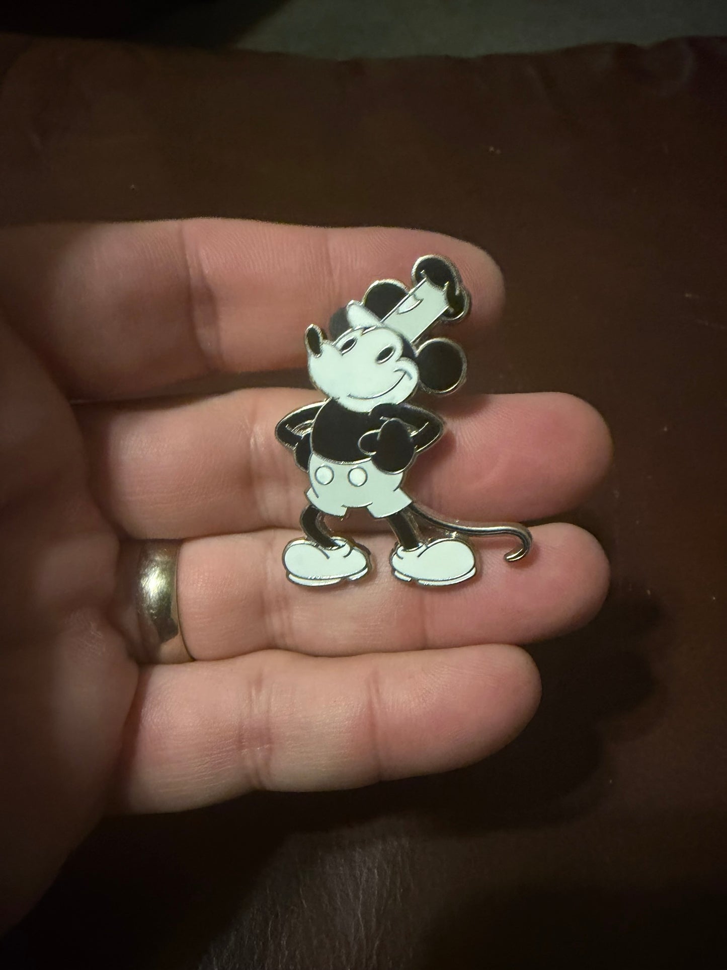 Disney Pin Steamboat Willie Mickey Mouse Disney Parks Used