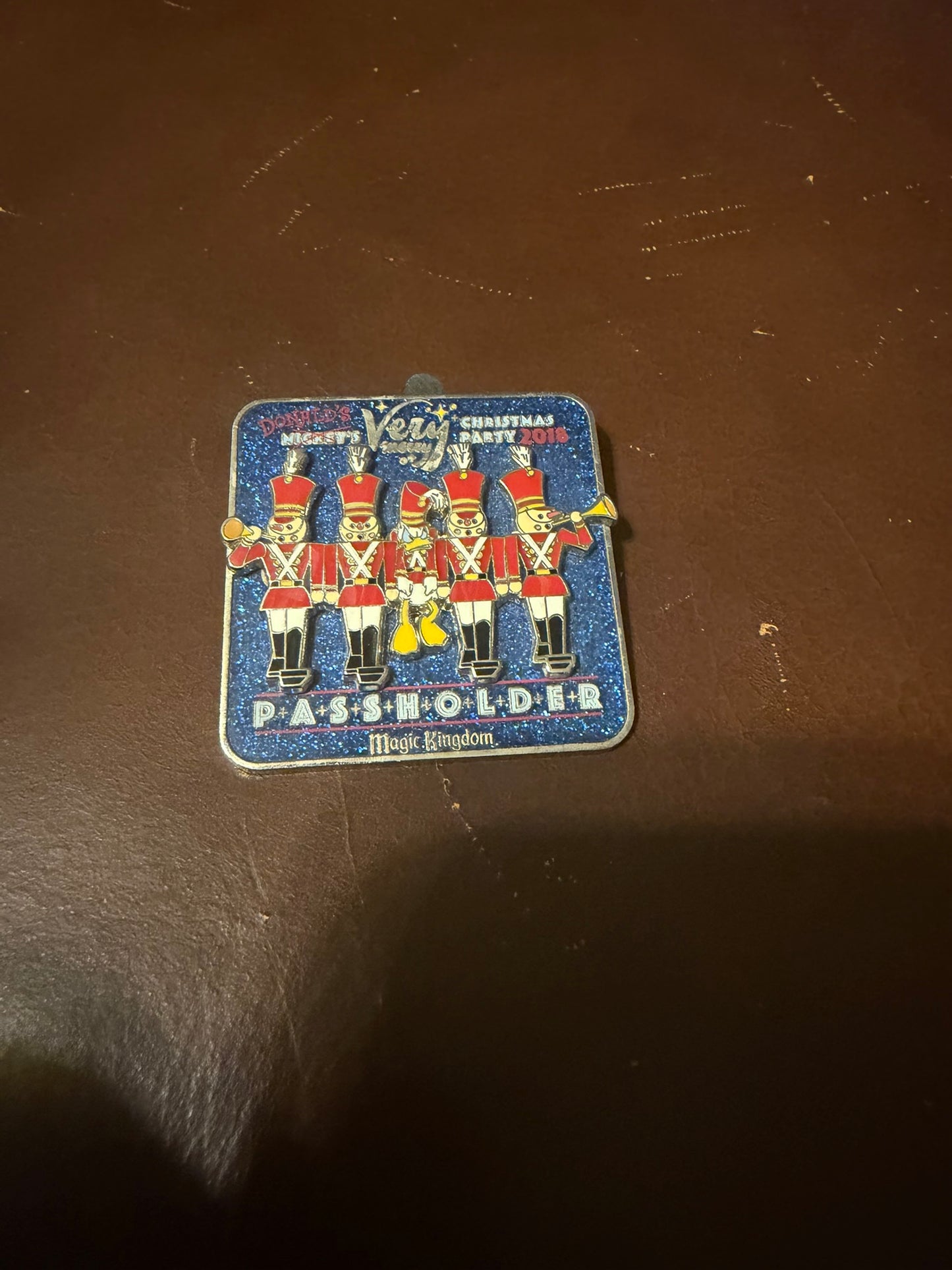 Disney Mickey’s Very Merry Christmas Party Passholder Pin Toy Soldier Donald Used