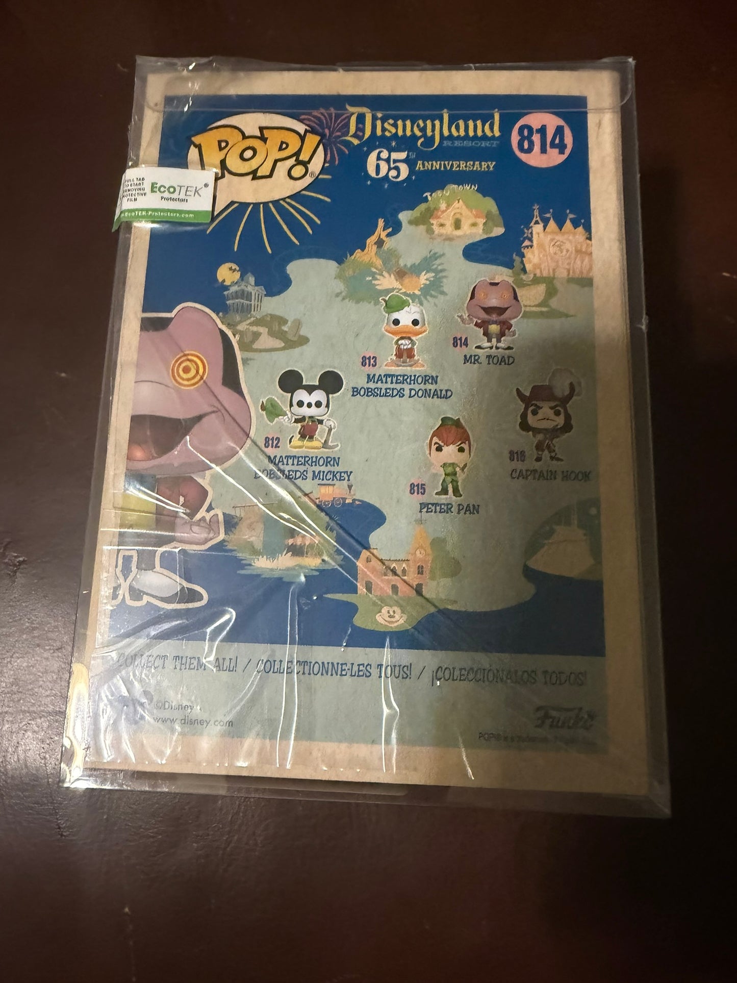 Funko Pop! Mr Toad #814 - Disneyland Resort 65th Anniversary Vinyl Gift New