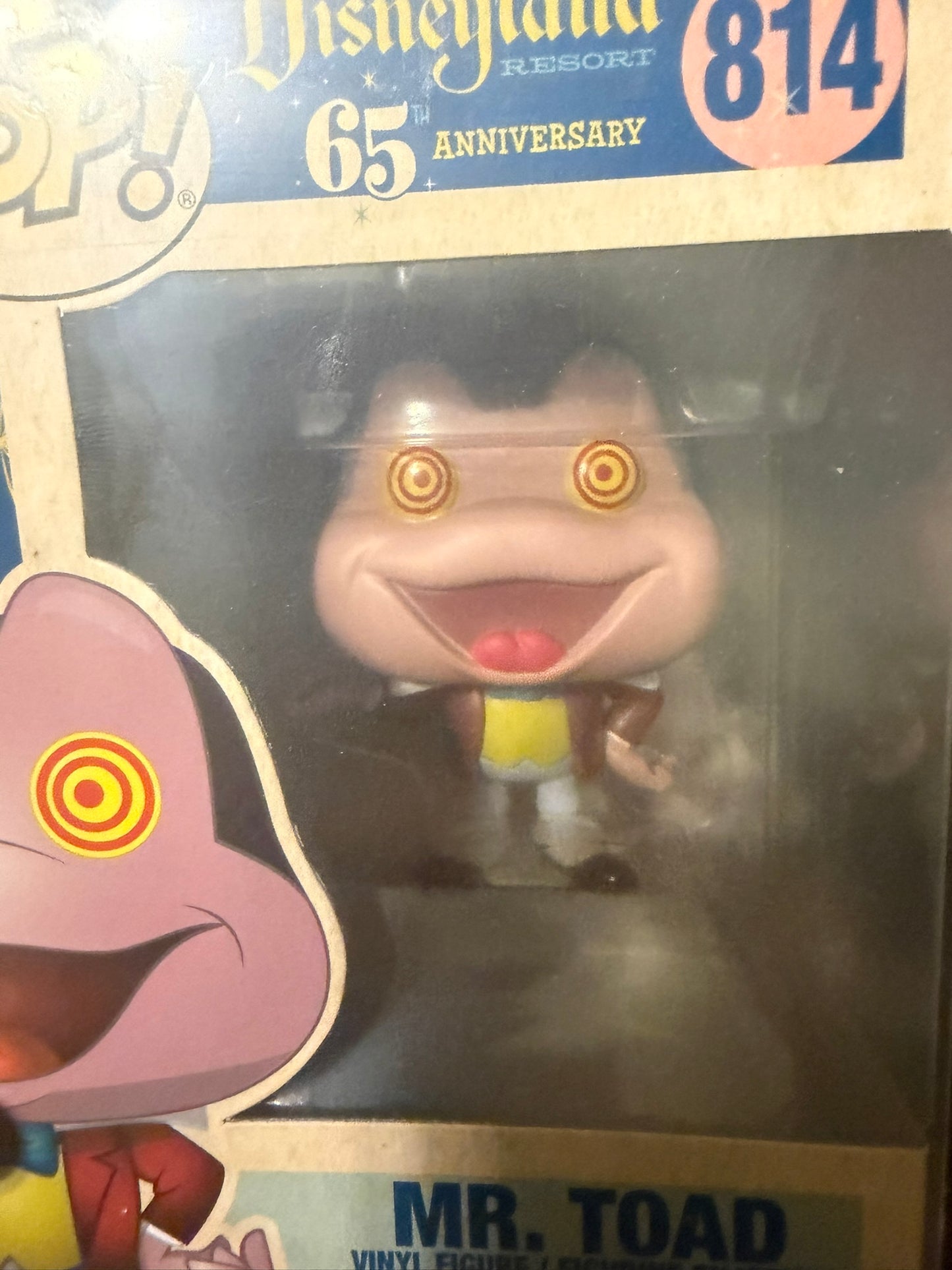 Funko Pop! Mr Toad #814 - Disneyland Resort 65th Anniversary Vinyl Gift New