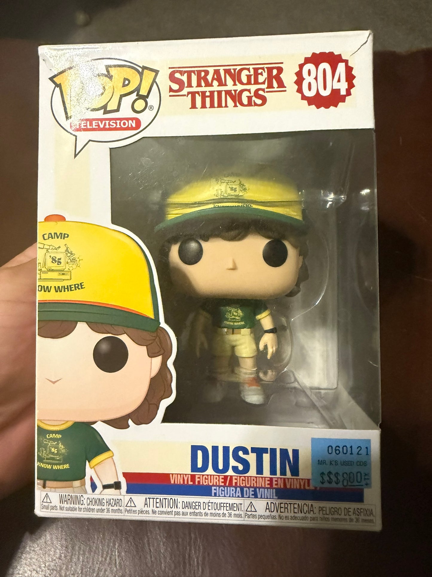 Pop Dustin at Camp #804 Stranger Things Season 3 Funko Pop New