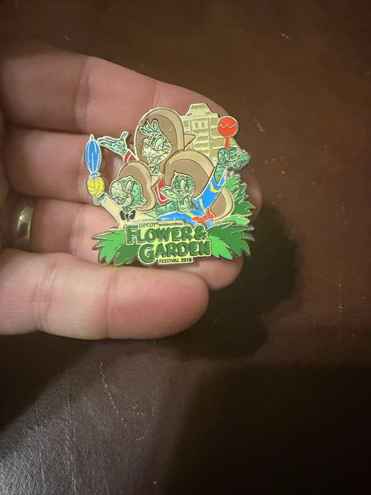 Disney Epcot Flower & Garden Festival 2018 DuckTales LE Single Pin WDW Limited Used