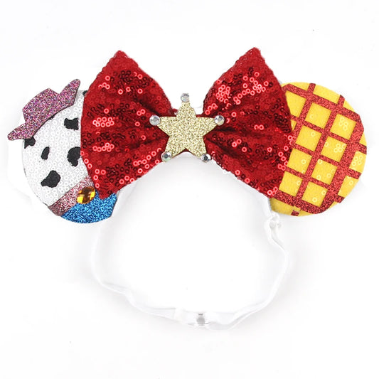 Woody Disney Mouse Ears Adjustable Elastic Headband For Babies, Kids, And Adults