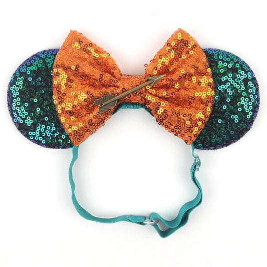 Brave Disney Mouse Ears Adjustable Elastic Headband For Babies, Kids, And Adults