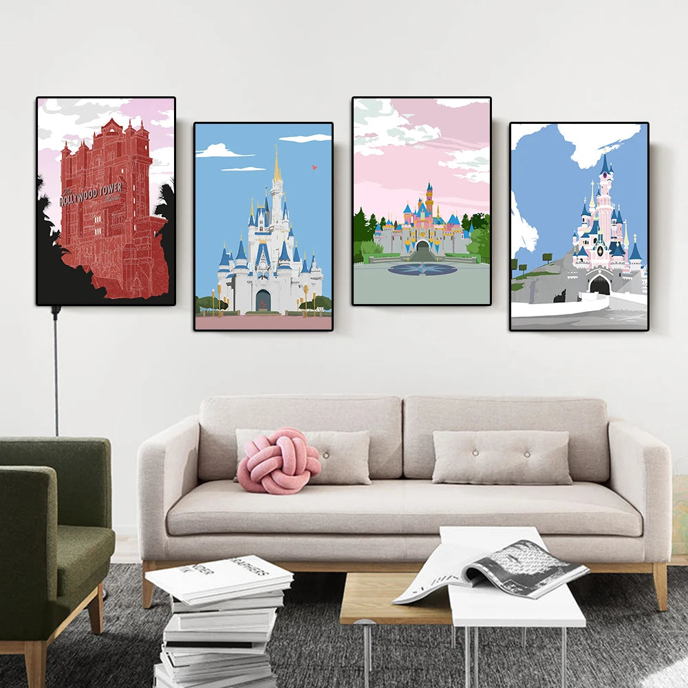 Disney Scenes Wall Poster