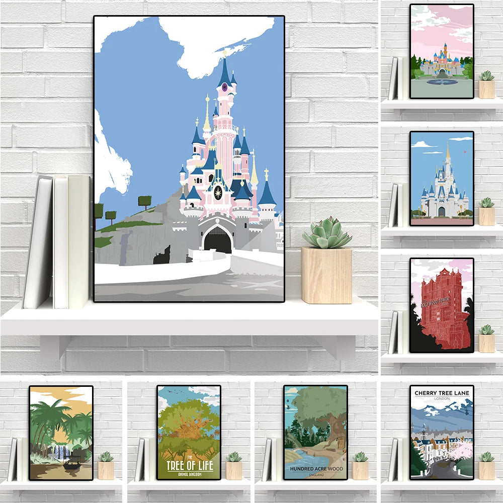 Disney Scenes Wall Poster