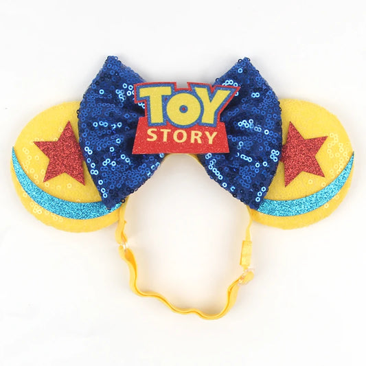 Toy Story Mouse Ears Adjustable Elastic Headband For Babies, Kids, And Adults