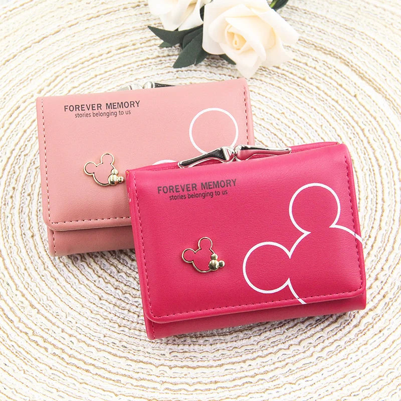 Mickey Minnie Three-Fold Wallet