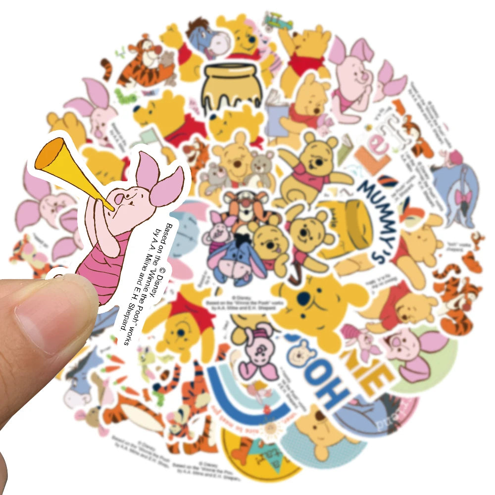 Disney Pooh Bear Piglet Tigger Mystery Sticker Sets