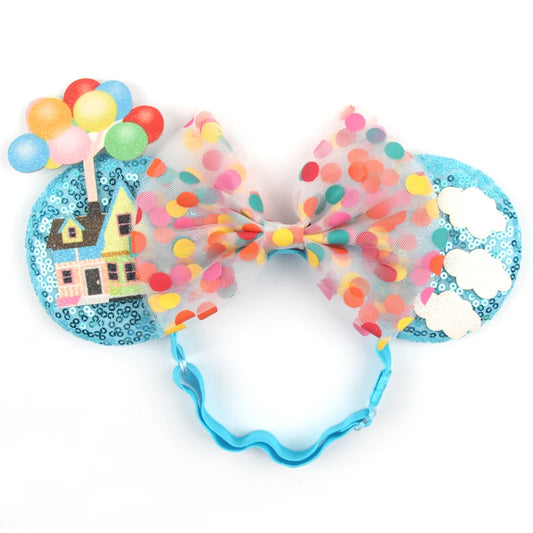 Up Disney Mouse Ears Adjustable Elastic Headband For Babies, Kids, And Adults
