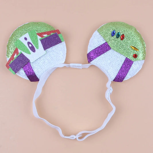 Buzz Disney Mouse Ears Adjustable Elastic Headband For Babies, Kids, And Adults
