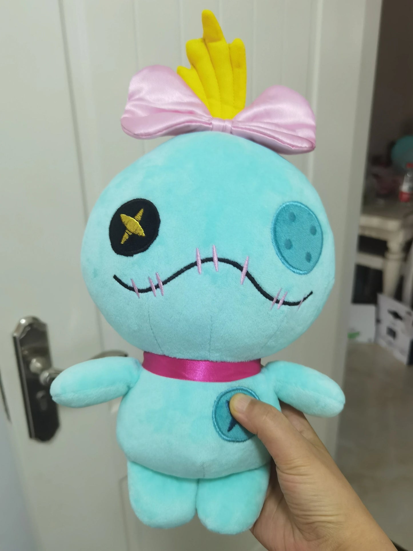 Disney Stitch Angel Scrump Plush