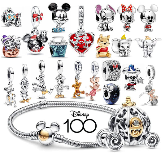 Disney Sterling Silver Charms And Charm Bracelets