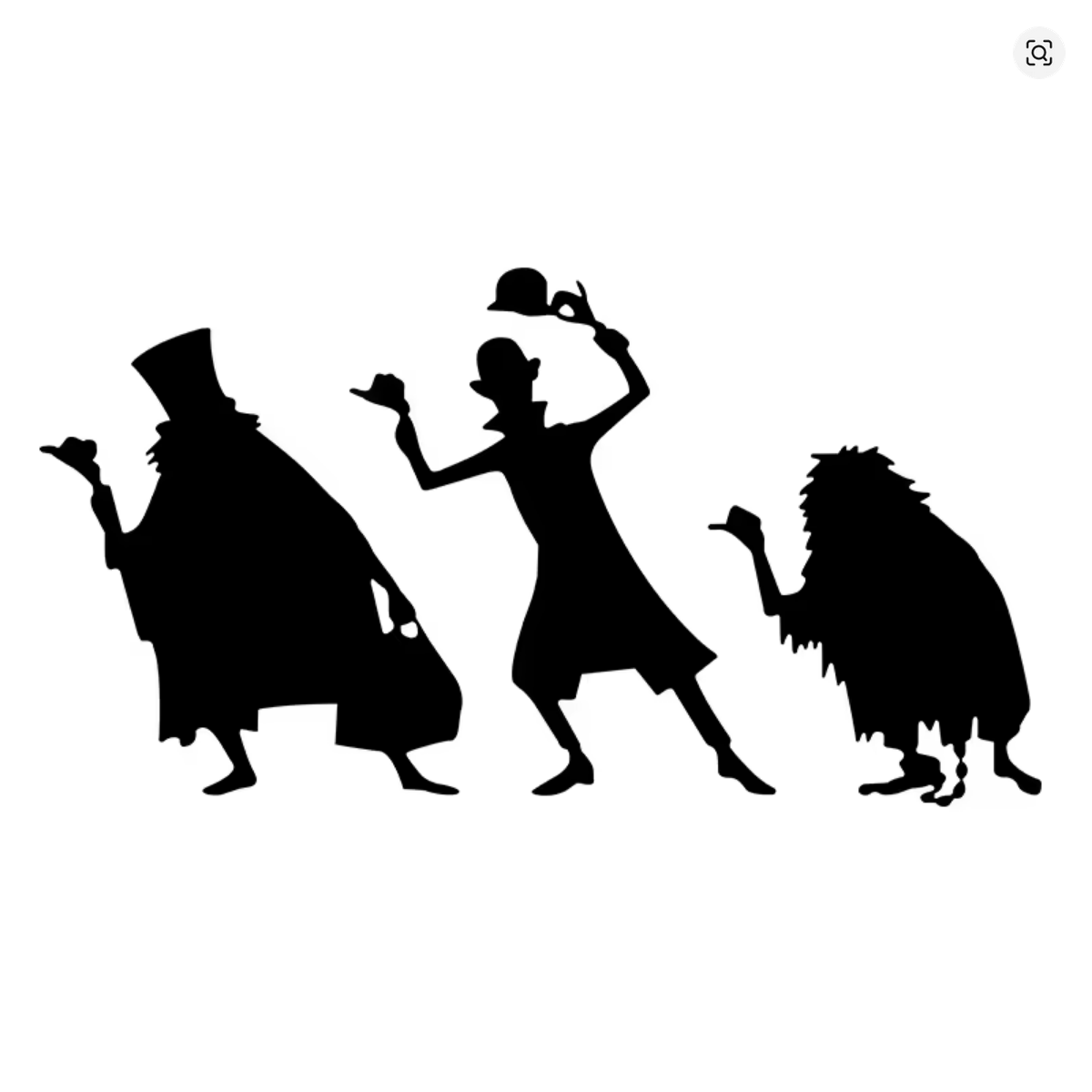 Haunted Mansion Hitchhiking Ghosts Vinyl Sticker For Car Window Decoration