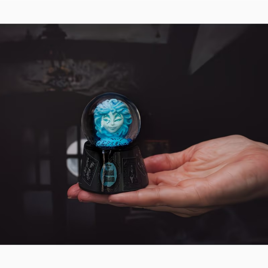 Disney Haunted Mansion Madame Leota Light-Up Mini Snow Globe | 2.75 Inches Tall - Ambrie
