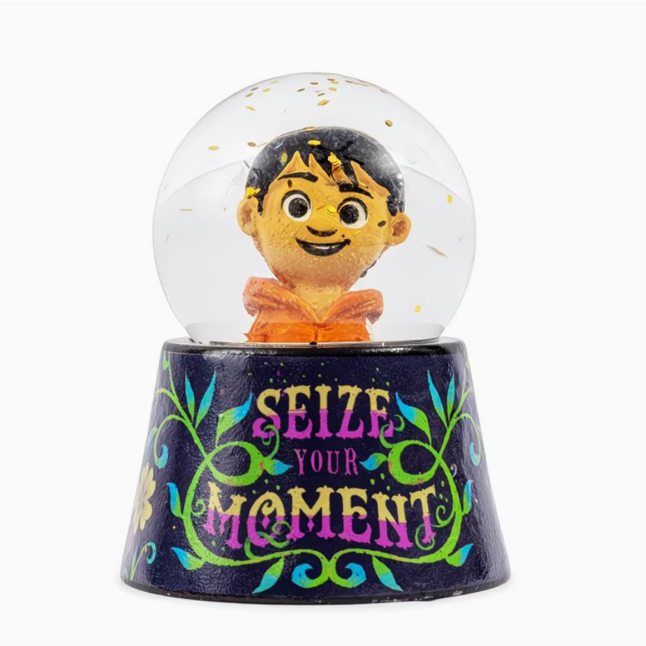 Disney Pixar Coco "Seize Your Moment" Mini Light-Up Snow Globe | 3 Inches Tall - Ambrie