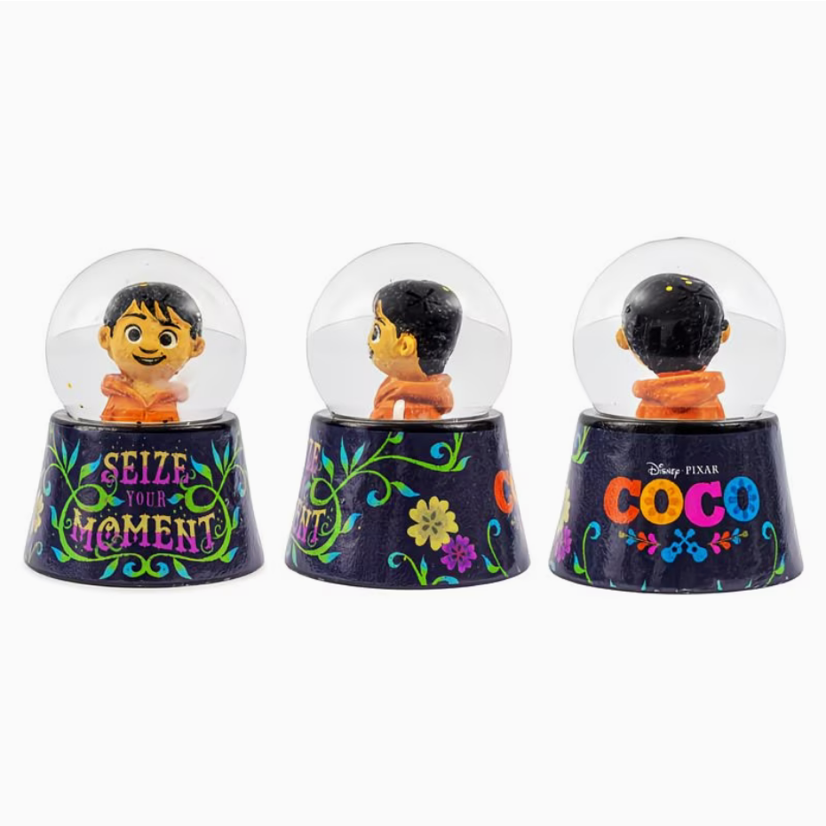 Disney Pixar Coco "Seize Your Moment" Mini Light-Up Snow Globe | 3 Inches Tall - Ambrie